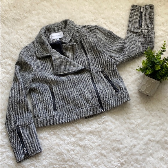 Cupcakes and Cashmere Gema Tweed Moto Jacket - Picture 3 of 6